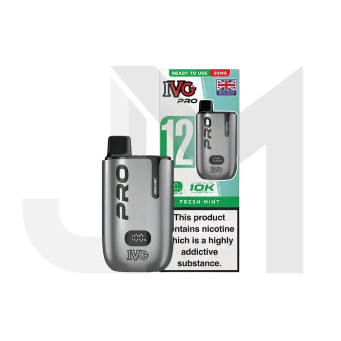 20mg IVG Pro 12 Prefilled Pod Vape Kit 10000 Puffs 20mg IVG Pro 12 Prefilled Pod Vape Kit 10000 Puffs