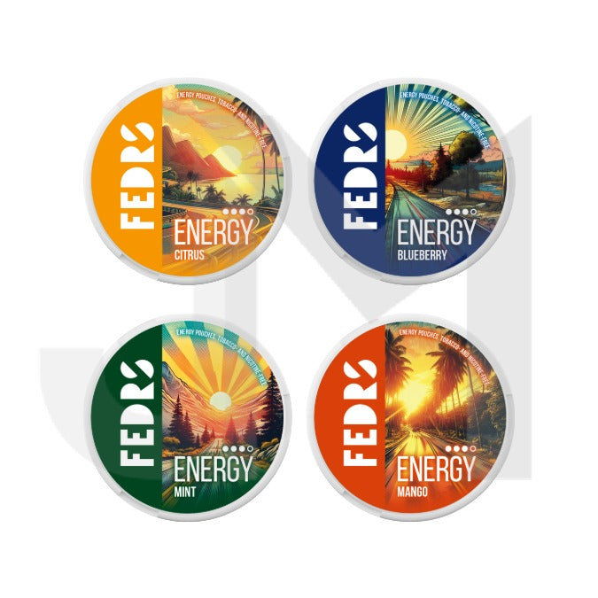 65mg FEDRS Energy Vitamin Pouches - 20 Pouches