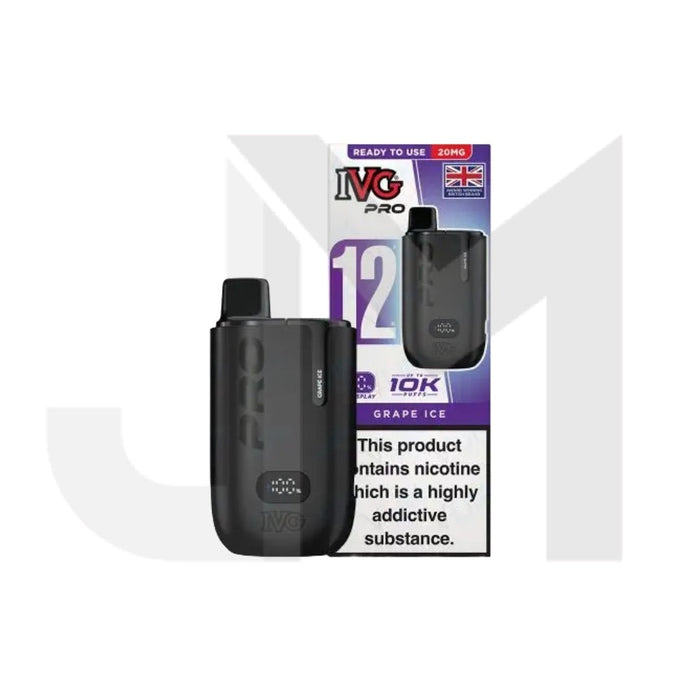 20mg IVG Pro 12 Prefilled Pod Vape Kit 10000 Puffs 20mg IVG Pro 12 Prefilled Pod Vape Kit 10000 Puffs