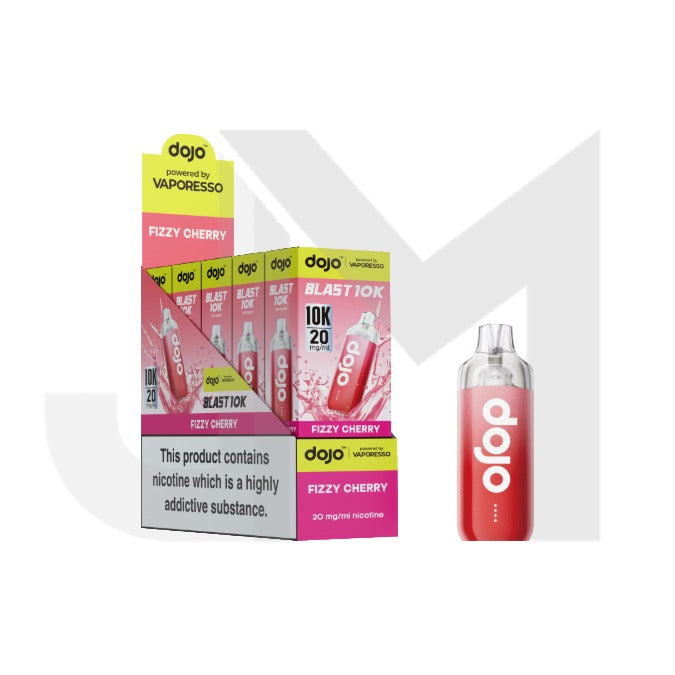 10 x 20mg Vaporesso Dojo Blast 10k Prefilled Pod Vape Kit + 2 x FREE Pods