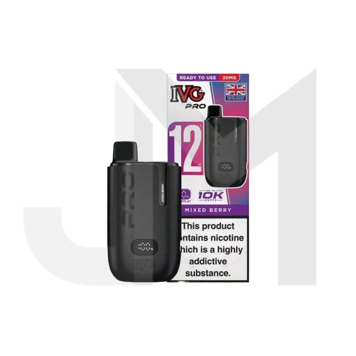20mg IVG Pro 12 Prefilled Pod Vape Kit 10000 Puffs 20mg IVG Pro 12 Prefilled Pod Vape Kit 10000 Puffs