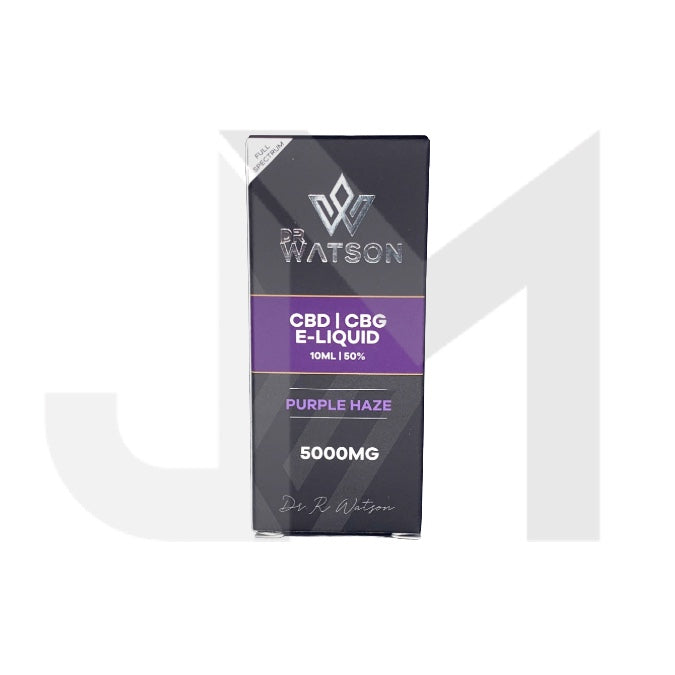 Dr Watson 5000mg CBD E-Liquid Purple Haze - 10ml Dr Watson 5000mg CBD E-Liquid Purple Haze - 10ml