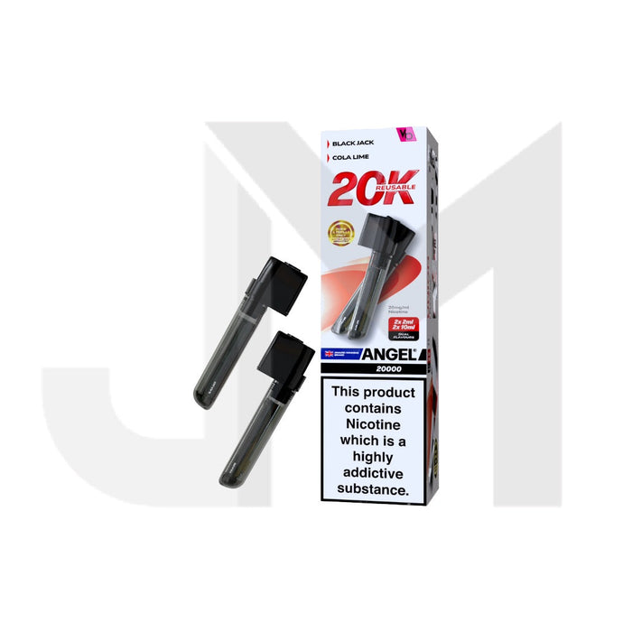 20mg Angel 20k Pods By Vapes Bars Prefilled Pods 20000 Puffs