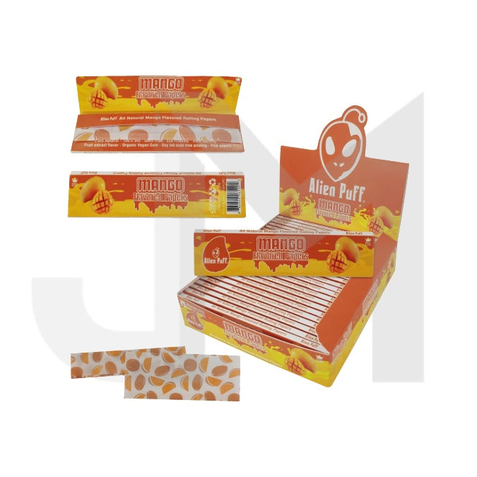 Alien Puff Mango Flavour King Size Papers - 25 Booklets (HPF2814)