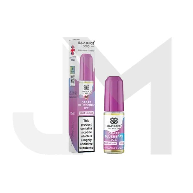 10mg Bar Juice 5000 Nic Salts 10ml (40VG/60PG)