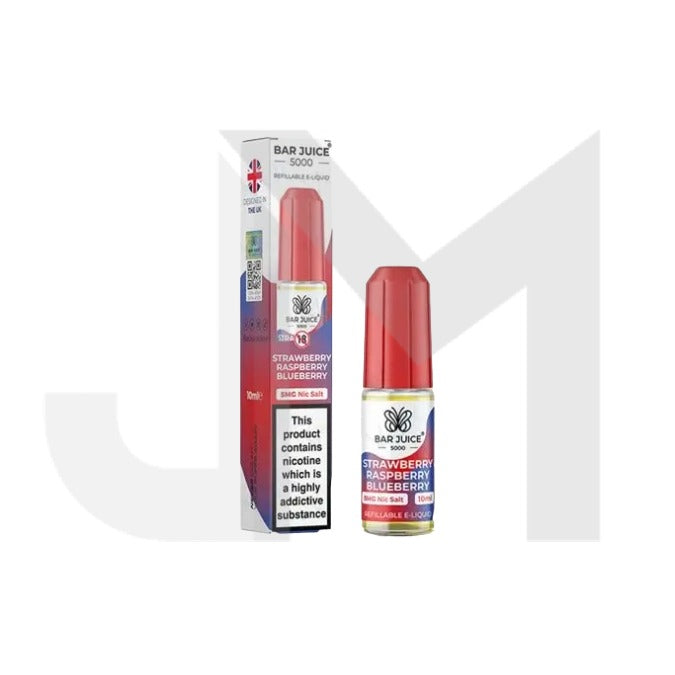 5mg Bar Juice 5000 Nic Salts 10ml (40VG/60PG)