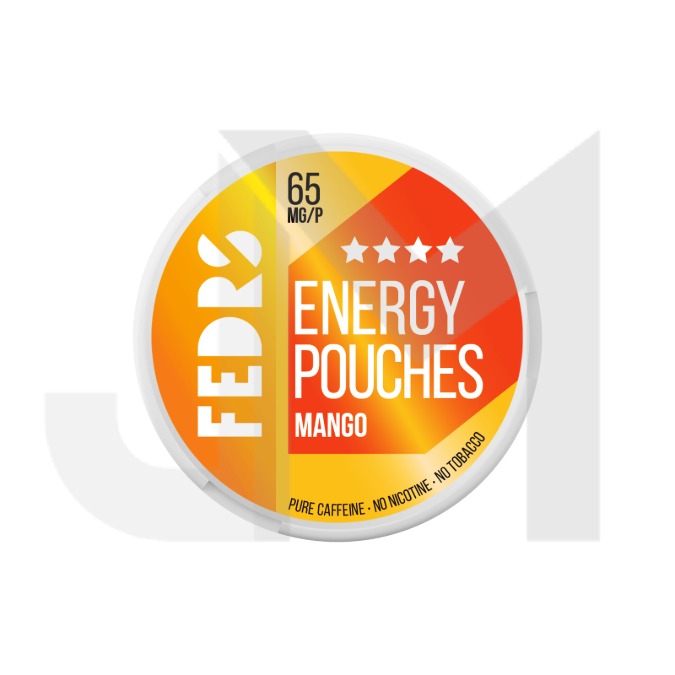 65mg FEDRS Energy Pouches - 20 Pouches