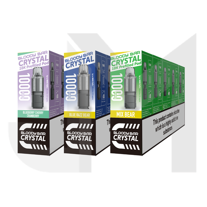Bloody Bar Crystal 10k Prefilled Pod - 10000 Puffs