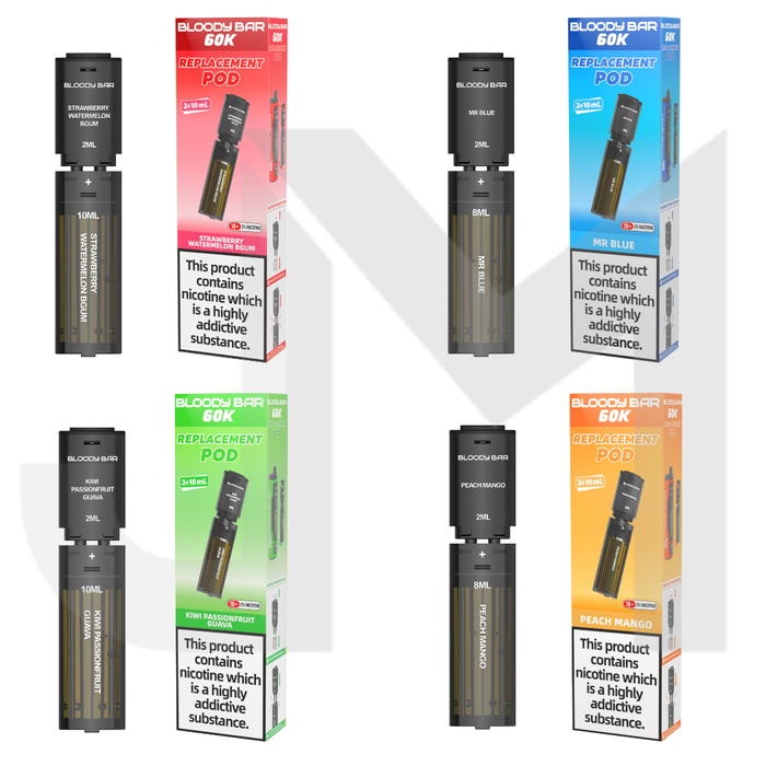 Bloody Bar 60k Prefilled Pods - 60000 Puffs