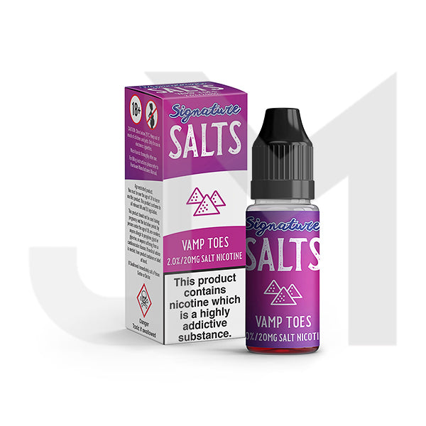 20mg Signature Salts By Signature Vapours 10ml Nic Salt (50VG/50PG) (BUY 1 GET 1 FREE)
