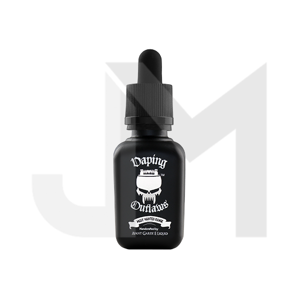 0mg Avant Garde E-liquid Vaping Outlaws Range Glass Shortfill 30ml (100VG)