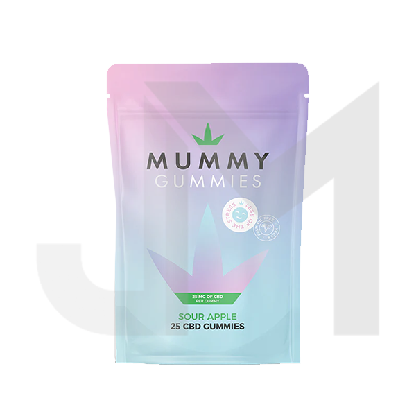 Canax 625mg CBD Mummy Gummies - Sour Apple