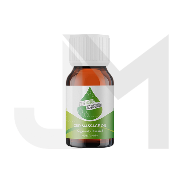 The CBD Expert 500mg CBD Massage Oil - 100ml