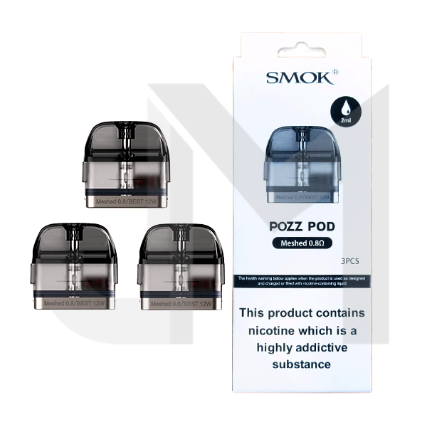 Smok Pozz 2ml Replacement Pods - 0.8Ω