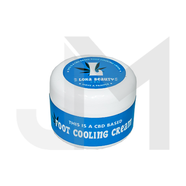 Loxa Beauty 1000mg CBD  Foot Cooling Cream - 100ml