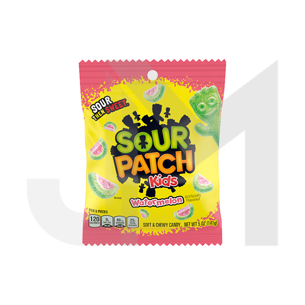USA Sour Patch Kids Watermelon Share Bag - 141g