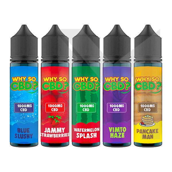 Why So CBD? 1000mg Full Spectrum CBD E-liquid 60ml Why So CBD? 1000mg Full Spectrum CBD E-liquid 60ml