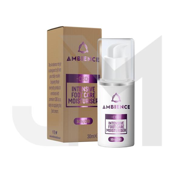 Ambience CBD Infused 50mg CBD Foot Care Moisturiser 30ml (Buy 1 Get 2 Free)