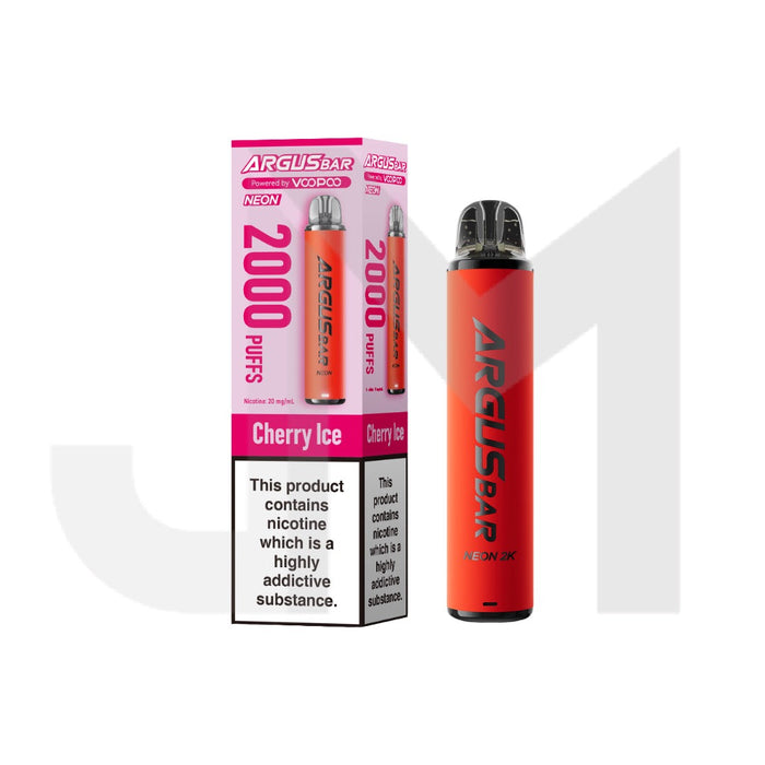 20mg Voopoo Argus Bar Neon 2K Prefilled Pod Vape Kit