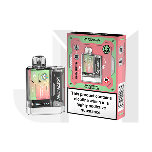 Vapengin Venus Pod Vape Kit + 1x 20mg Prefilled Pod 2ml Vapengin Venus Pod Vape Kit + 1x 20mg Prefilled Pod 2ml