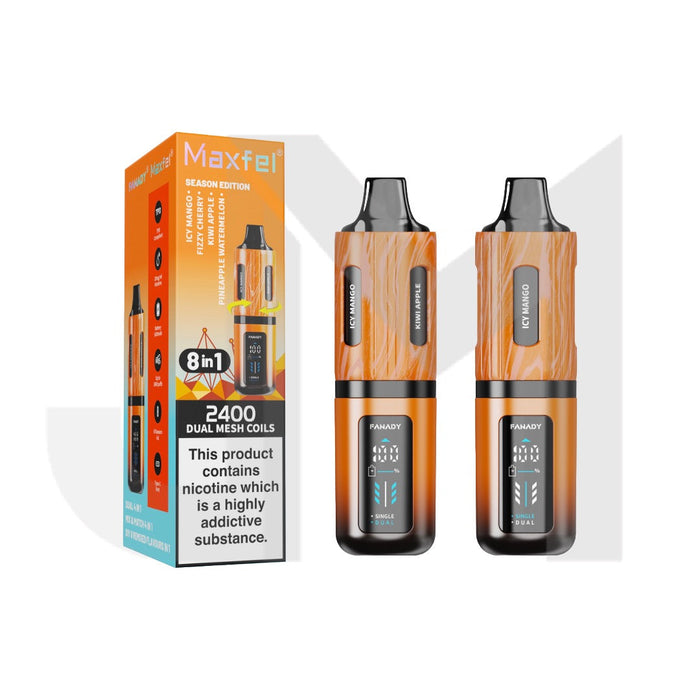 20mg Maxfel Legend Fanady 8 in 1 2400 Puffs Prefilled Pod Vape Kit