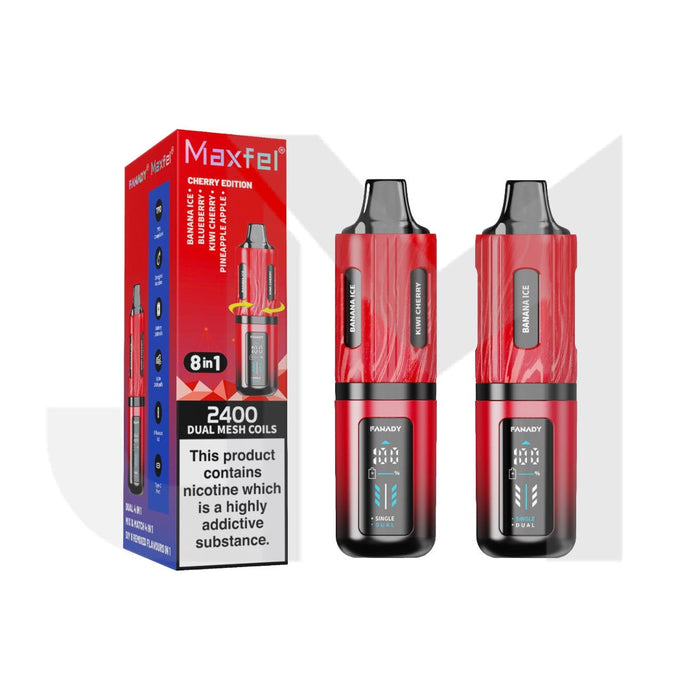 20mg Maxfel Legend Fanady 8 in 1 2400 Puffs Prefilled Pod Vape Kit