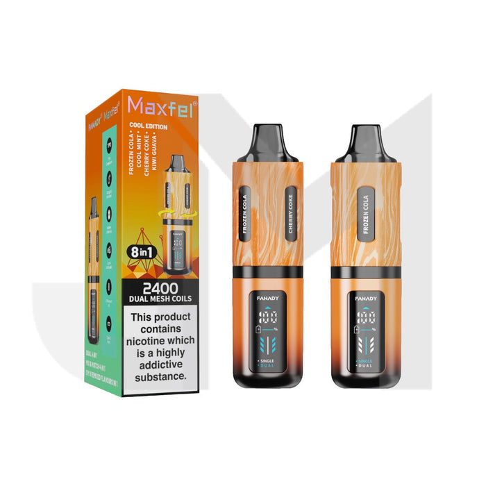 20mg Maxfel Legend Fanady 8 in 1 2400 Puffs Prefilled Pod Vape Kit