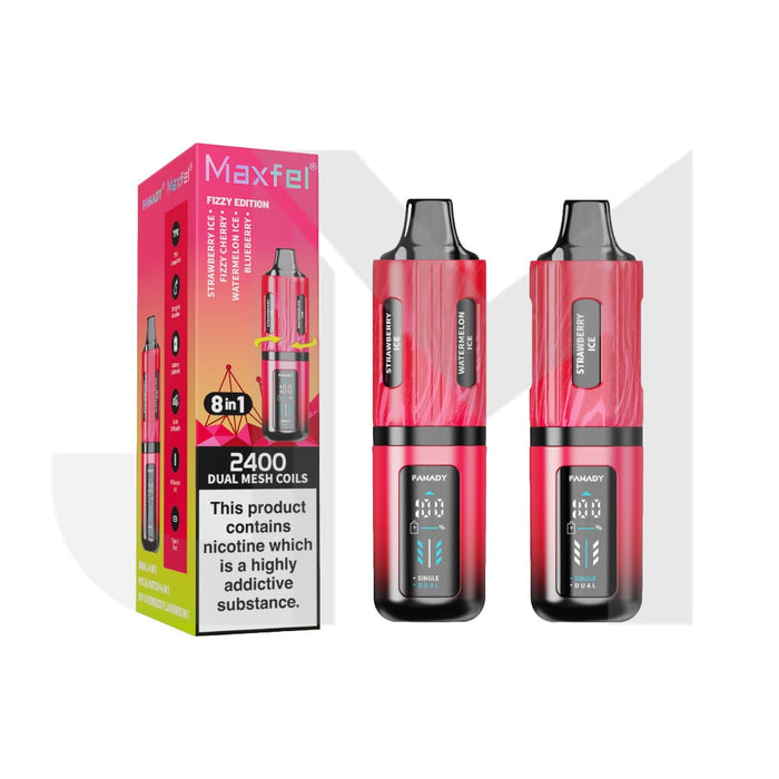 20mg Maxfel Legend Fanady 8 in 1 2400 Puffs Prefilled Pod Vape Kit
