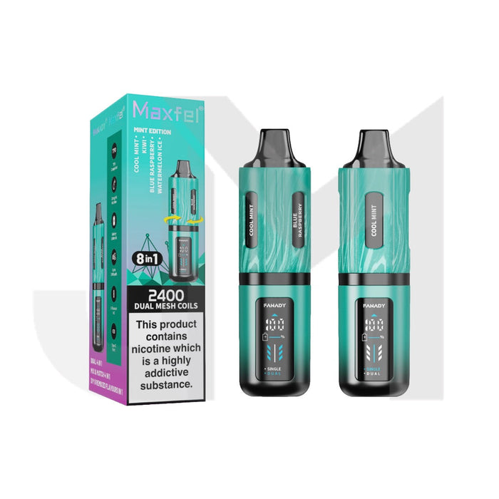 20mg Maxfel Legend Fanady 8 in 1 2400 Puffs Prefilled Pod Vape Kit