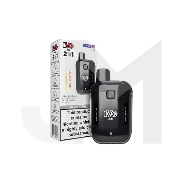 20mg I VG Air 2 in 1 Disposable Rechargeable Pod Vape Kit 1200 Puffs