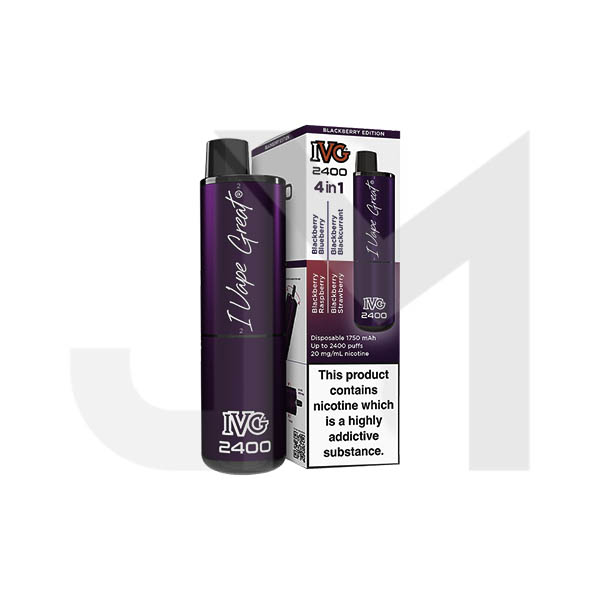 20mg I VG 2400 Disposable Vapes 2400 Puffs - 4 in 1 Multi-Edition