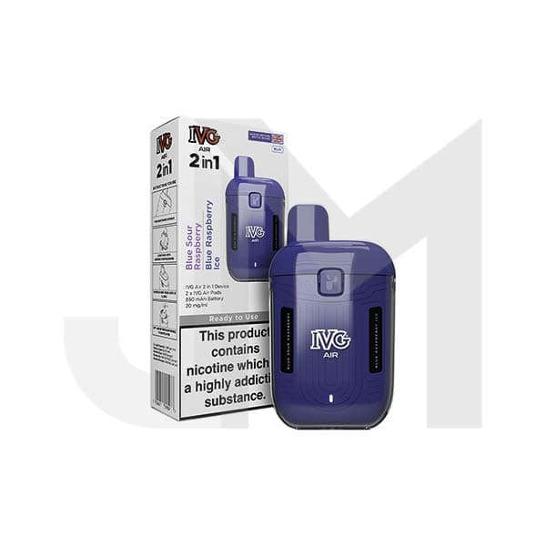 20mg I VG Air 2 in 1 Disposable Rechargeable Pod Vape Kit 1200 Puffs