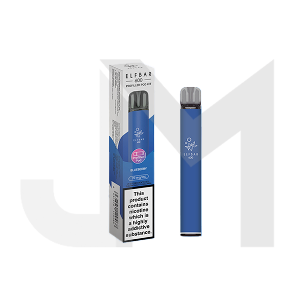 20mg Elf Bar 600 Prefilled Pod Vape Kit 600 Puffs