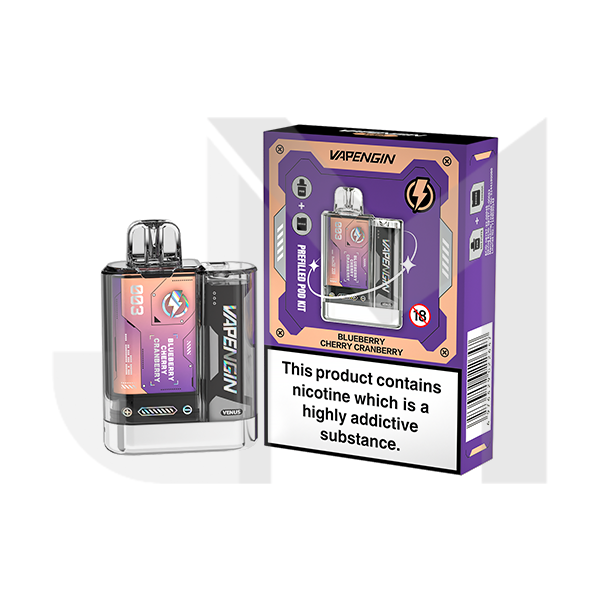 Vapengin Venus Pod Vape Kit + 1x 20mg Prefilled Pod 2ml Vapengin Venus Pod Vape Kit + 1x 20mg Prefilled Pod 2ml
