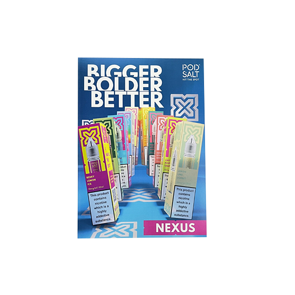 FREE Nexus Promotional A3 Blue Poster - For Your Business! 2 Per Customer