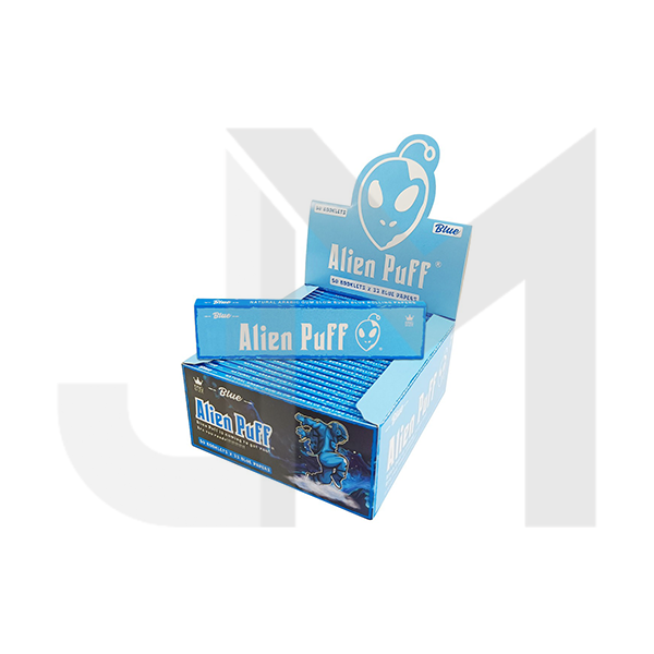 Alien Puff Kingsize Blue Papers 50 Booklets (HP2121-AP)