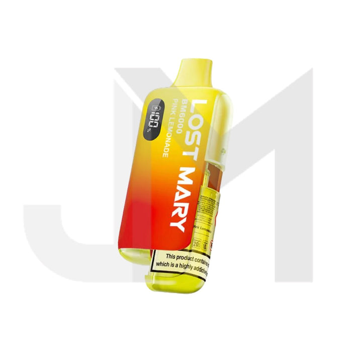 20mg LOST MARY BM6000 Refillable Pod Kit - 6000 Puffs 20mg LOST MARY BM6000 Refillable Pod Kit - 6000 Puffs