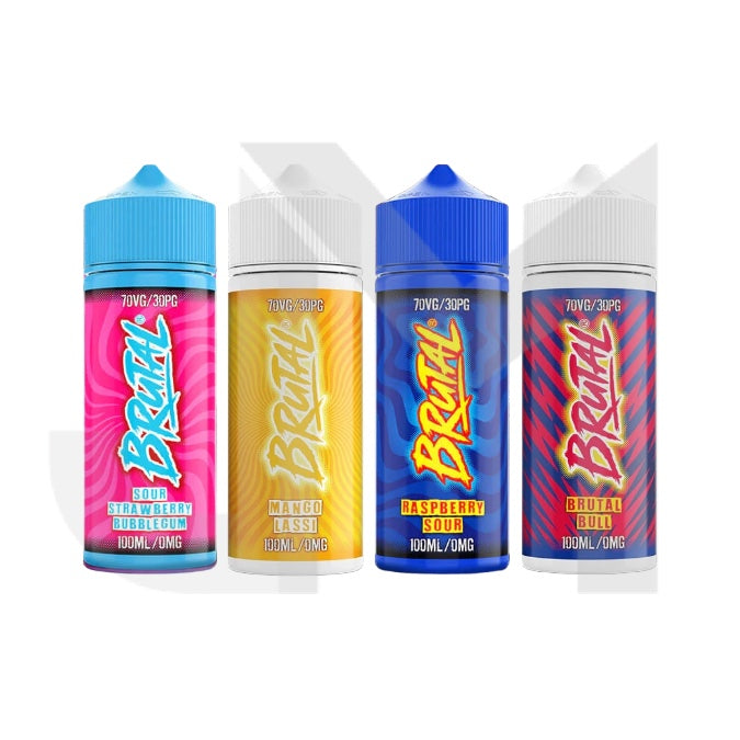 0mg Just Juice Brutal Drinks 100ml Shortfill (70VP/30PG)