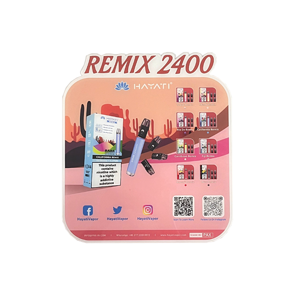 FREE Hayati Remix 2400 Assorted Designs Store Sign - For Your Business! 1 Per Customer