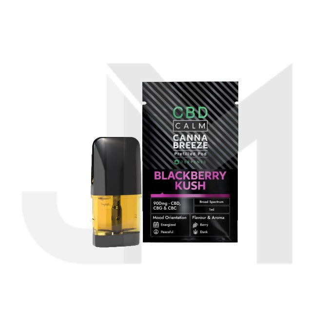 900mg CBD Calm Cannabreeze Prefilled Pod