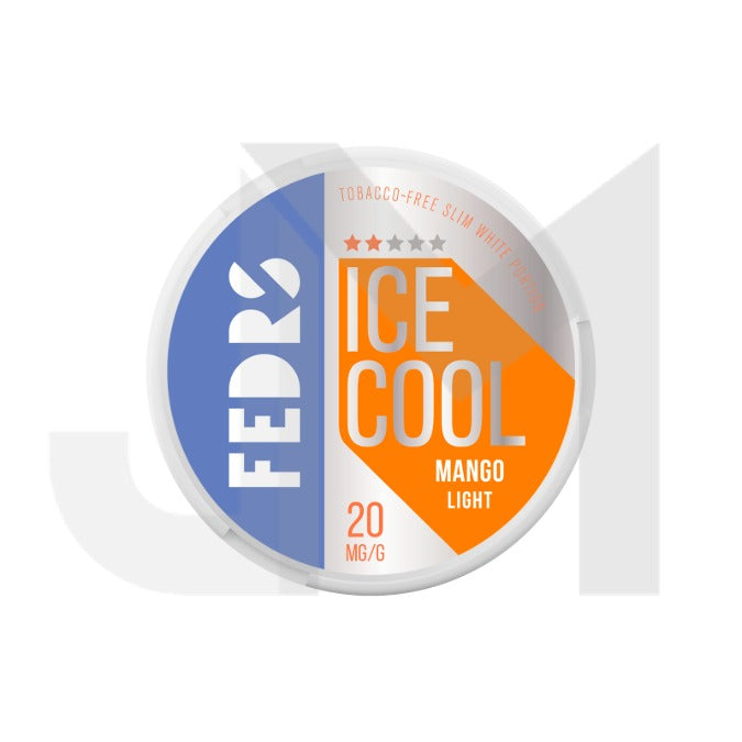20mg FEDRS Ice Cool Light Nicotine Pouches - 20 Pouches