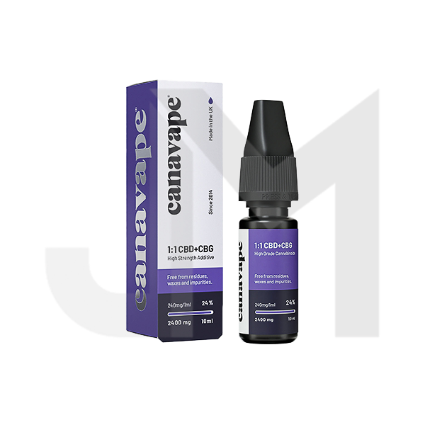 Canavape 2400mg 24% Broad Spectrum CBD & CBG  Shot 10ml