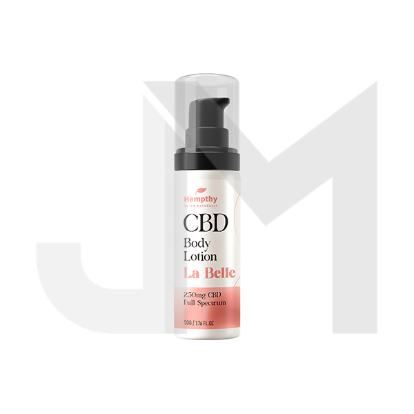 Hempthy 250mg CBD Body Lotion La Belle 50g