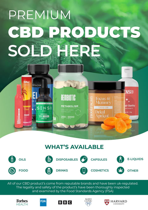 FREE CBD A3 Promotional Poster - For Your Business!