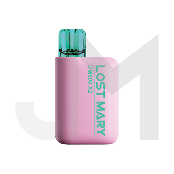 20mg Lost Mary DM600 X2 Disposable Pod Kit 1200 Puffs - Twin Pack