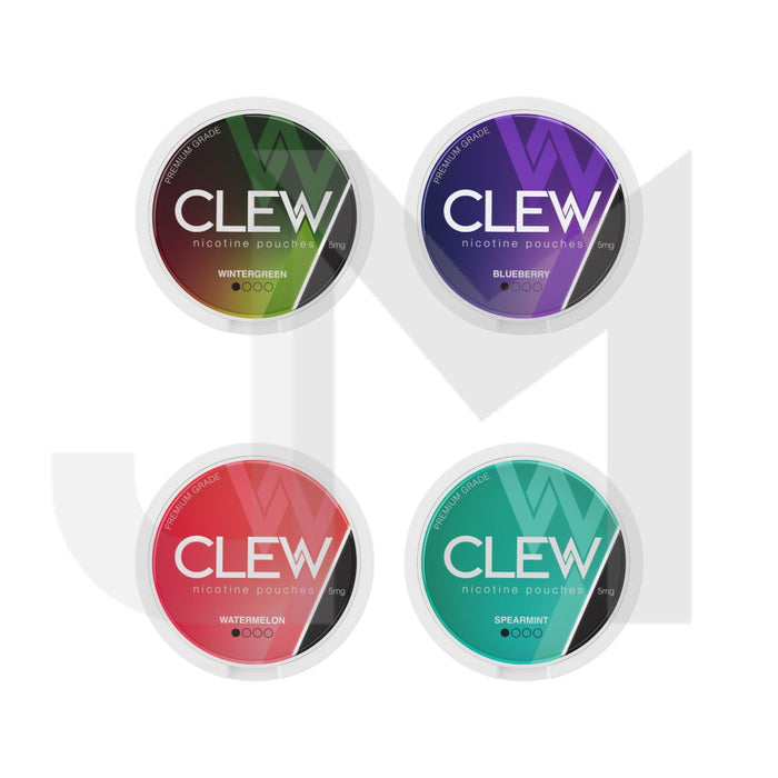 5mg CLEW Nicotine Pouches - 20 Pouches