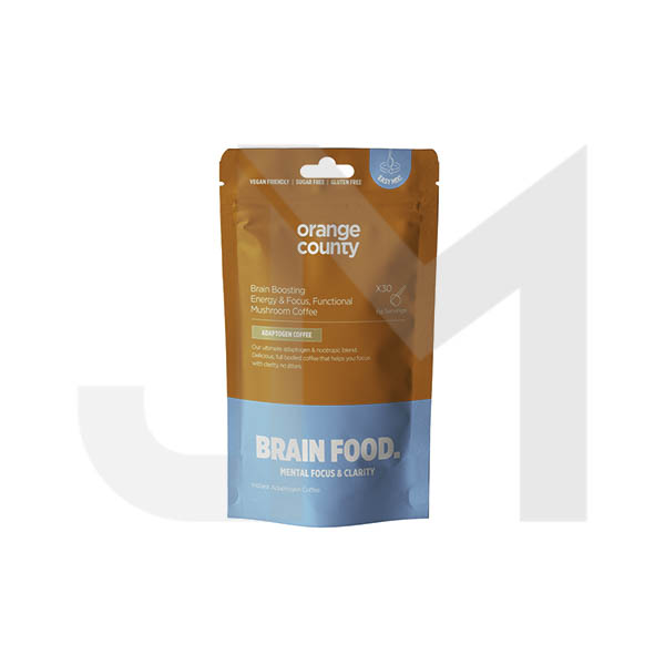 Orange County CBD 120000mg BRAIN FOOD Focus Coffee Powder - 200g