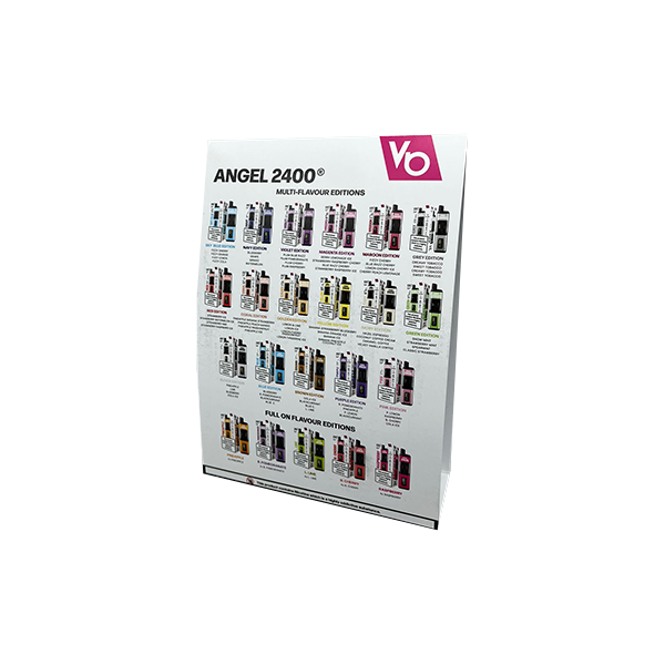 FREE Vapes Bar Angel 2400 Promotional Counter Display - For Your Business! 3 Per Customer