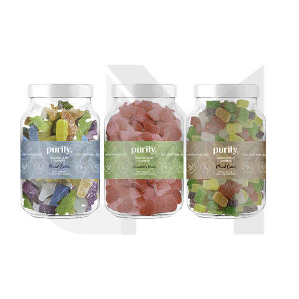 Purity 1600mg Full-Spectrum CBD Vegan Gummies 400g