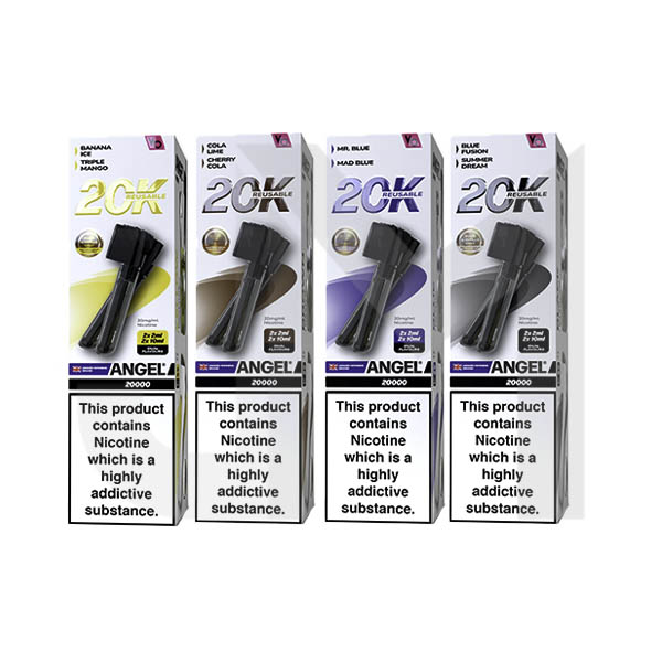 20mg Angel 20k Pods By Vapes Bars Prefilled Pods 20000 Puffs